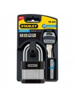 Stanley Security 24/7 Cadenas acier laminé 50mm anse standard - S742-005